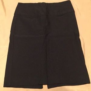 Black pencil skirt